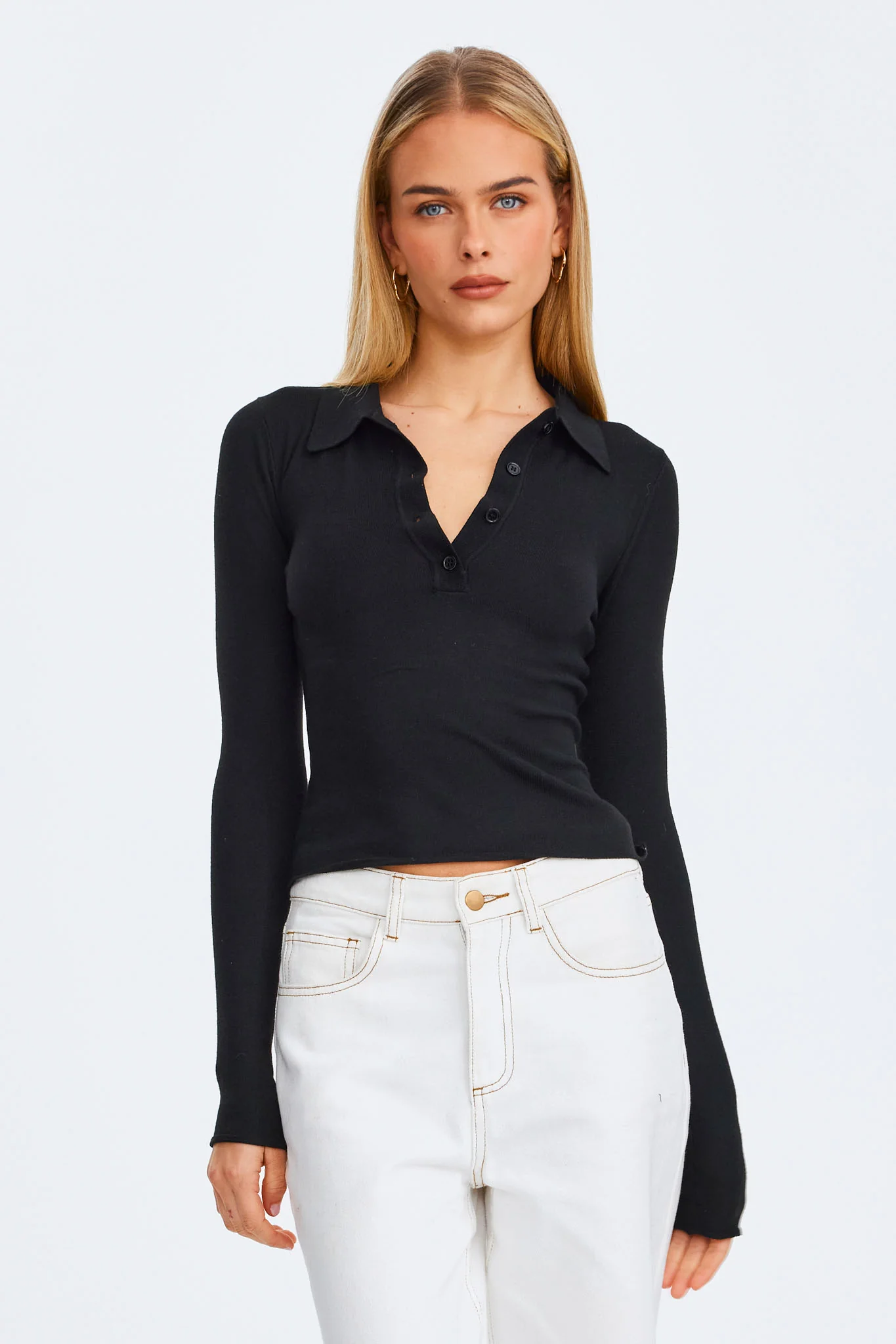 VEDA LONG SLEEVE TOP